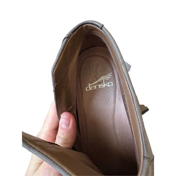 Dansko Women's Fifi Ankle Boot Grey Burnished Nubuck size EU 38 US 7.5-8 - Picture 9 of 11